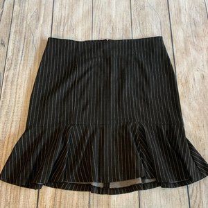 Lane Bryant Pinstripe Tulip Skirt - 16